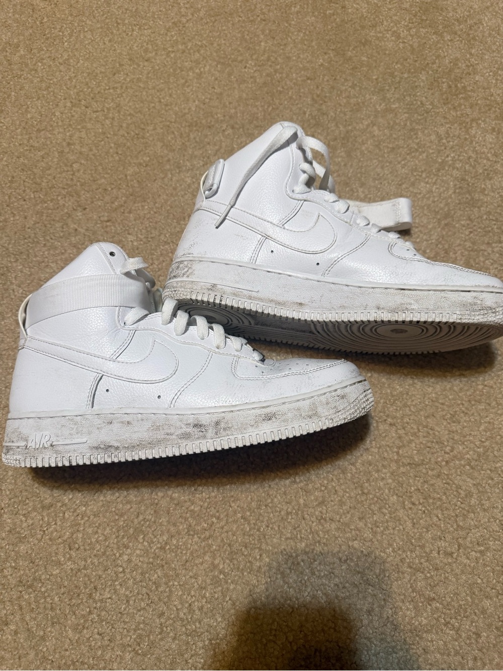 Nike White High-Top Athletic Sneakers
